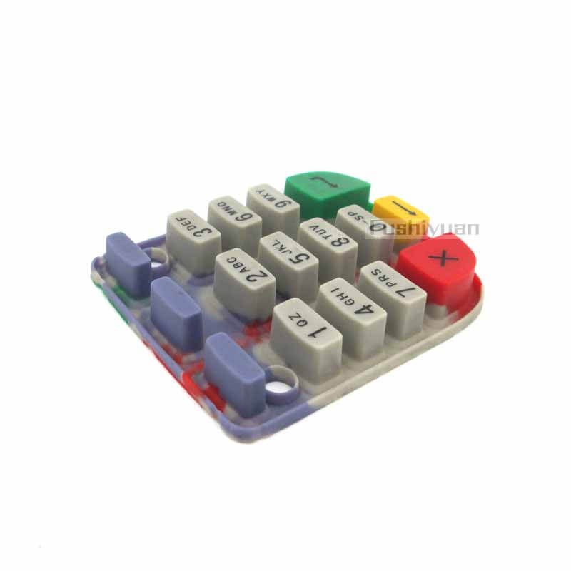 keypad3 silicone rubber keypad for tv remote control
