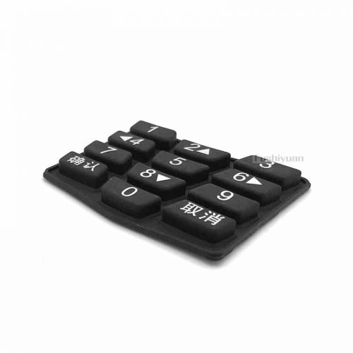 silicone elastomer button keypad