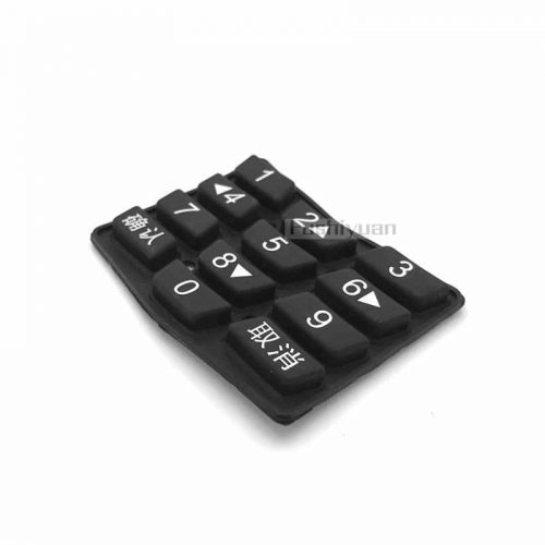 tactile rubber keypad