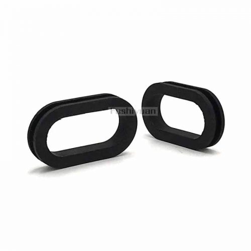 Oval round rubber side cover grommet