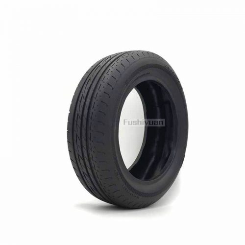 Wooden toy rubber tires