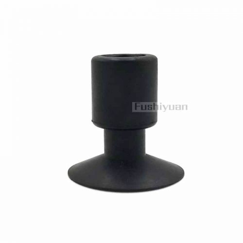 Rubber suction cup for handling sheet metal