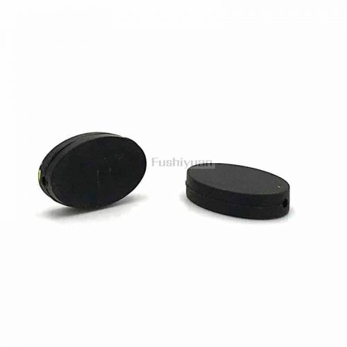 Moulded oblong rubber grommet