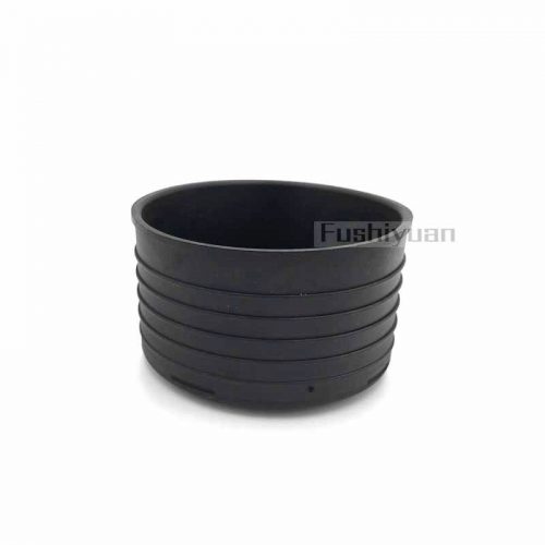 Flexible pipe post rubber cover