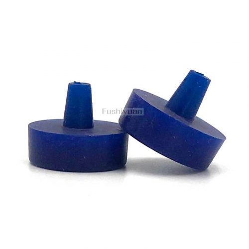 Rubber plug stopper for closing wire holes