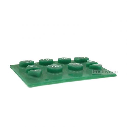 Sound console silicone rubber keypad