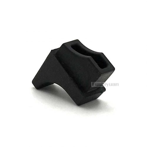 Rubber spark plug connector