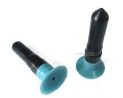 Silicone suction cupping set